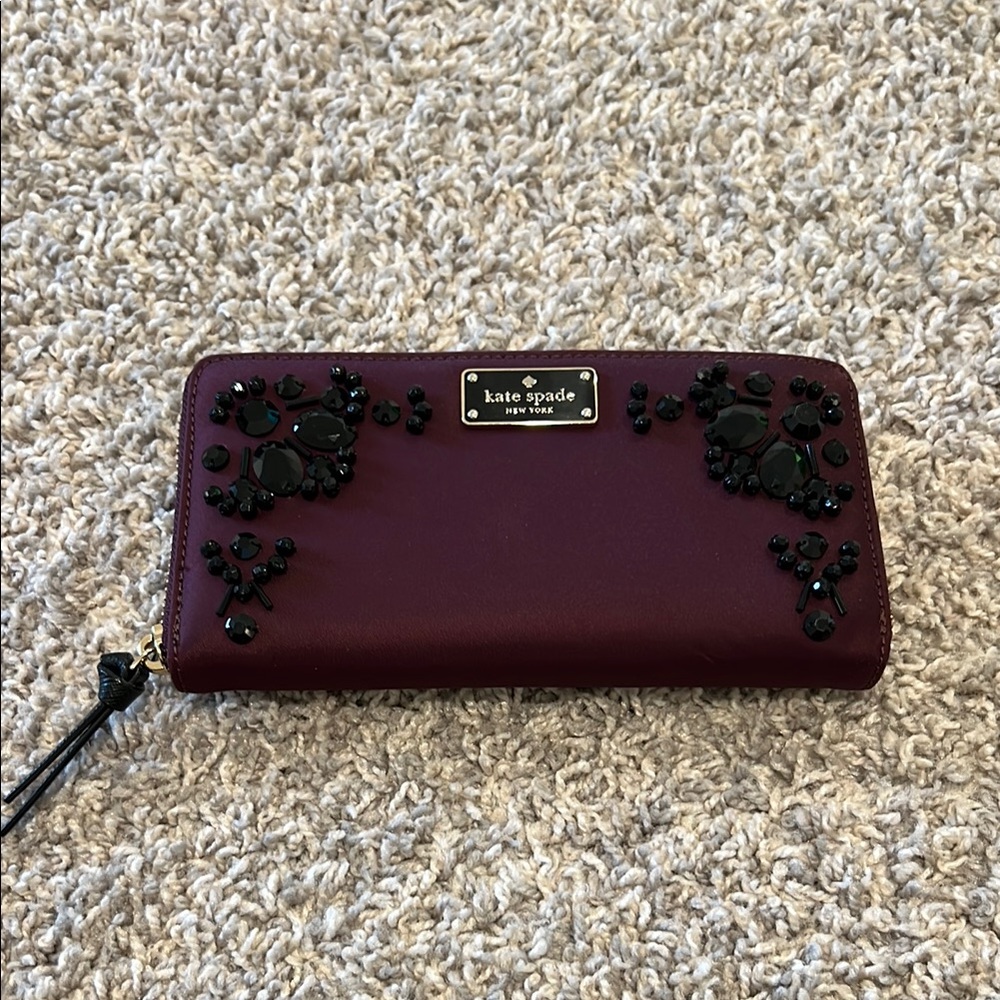 NWT Kate Spade Wilson Road Embellished Wallet